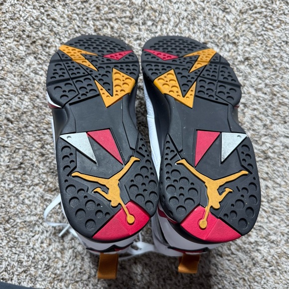 Air Jordan 7 Retro White Sneakers - Picture 11 of 13